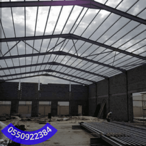 تركيب هناجر حديد للمحلات التجارية والمستودعات