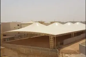 مظلات مدارس للحمايه المدنيه في جدة