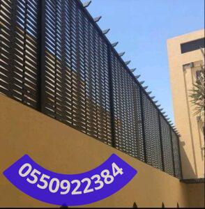 سواتر حديدية في جدة
